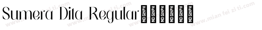 Sumera Dita Regular字体转换